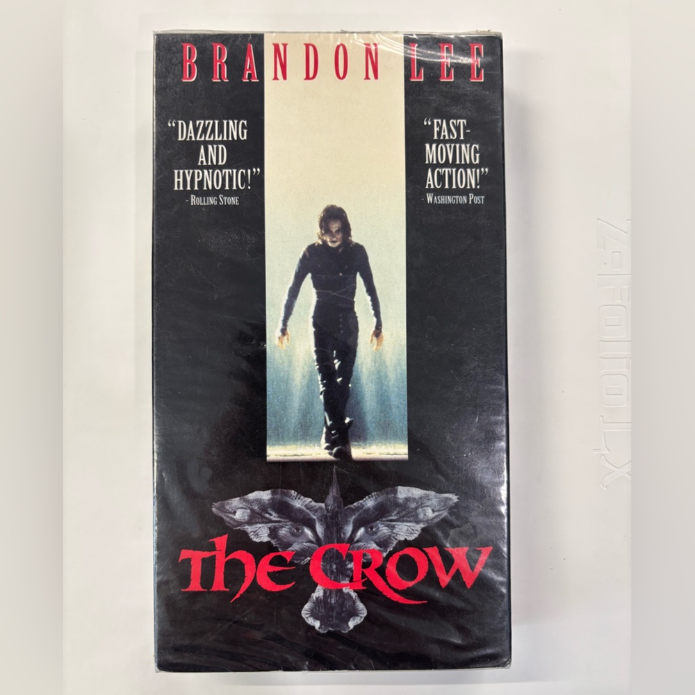 The Crow VHS NEW SEALED Brandon Lee 1994 Cult Classic Rare Miramax Tape
